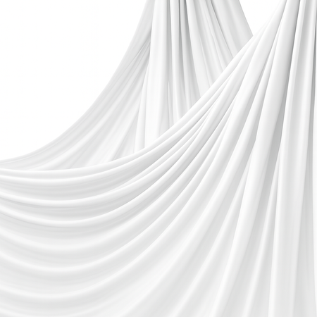 Szarfa akrobatyczna aerial silk | 8 m | biała