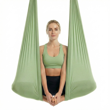 Hamak do jogi aerial | 6 m | Pistacjowy