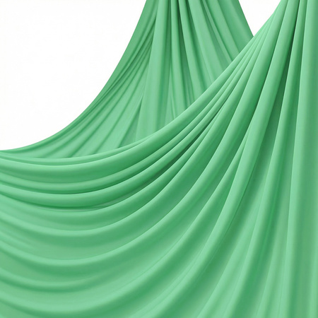 Szarfa akrobatyczna aerial silk | 8 m | zielona