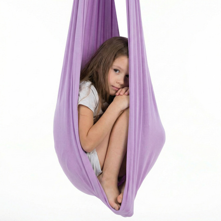 Hamak dla dzieci chusta sensoryczna | 3 m | Fioletowy