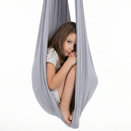 Hamak dla dzieci chusta sensoryczna | 3 m | Jasnoszary