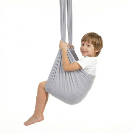 Hamak dla dzieci chusta sensoryczna | 3 m | Jasnoszary
