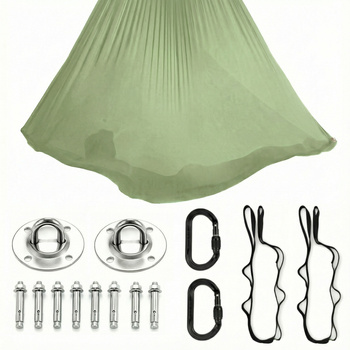 Hamak do jogi aerial | 4 m | Pistacjowy