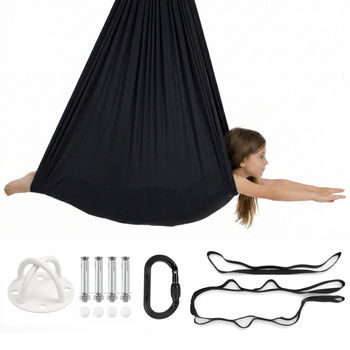 Hamak dla dzieci chusta sensoryczna | 3 m | Czarny