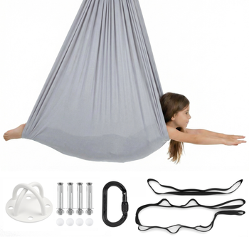 Hamak dla dzieci chusta sensoryczna | 3 m | Jasnoszary