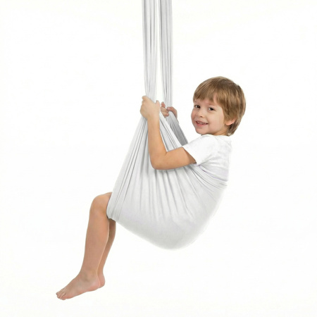 Hamak dla dzieci chusta sensoryczna | 3 m | Biały