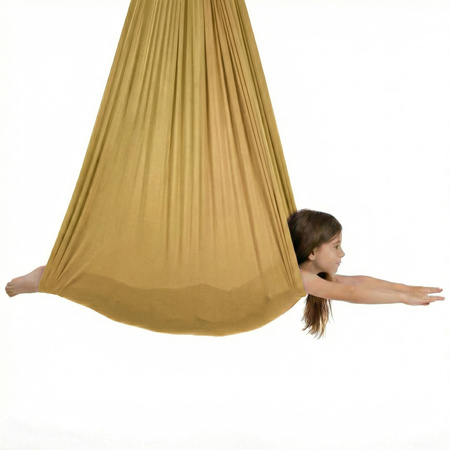 Hamak dla dzieci chusta sensoryczna | 3 m | Złoty