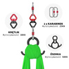 Szarfa akrobatyczna aerial silk | 8 m | zielona