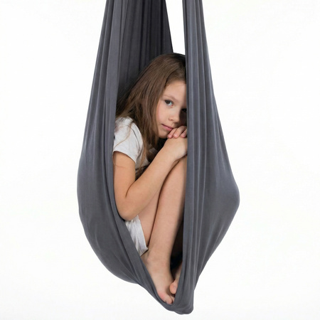 Hamak dla dzieci chusta sensoryczna | 3 m | Ciemnoszary