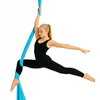 Szarfa akrobatyczna aerial silk | 8 m | jasnoniebieska