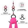 Szarfa akrobatyczna aerial silk | 6 m | różowa