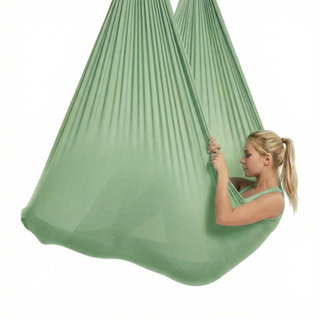 Hamak do jogi aerial | 4 m | Pistacjowy