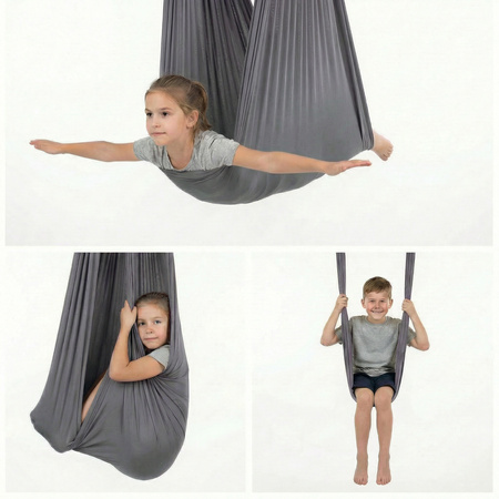 Hamak dla dzieci chusta sensoryczna | 3 m | Ciemnoszary