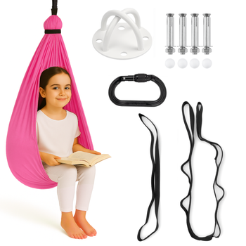 Hamak dla dzieci chusta sensoryczna | 3 m | Różowy