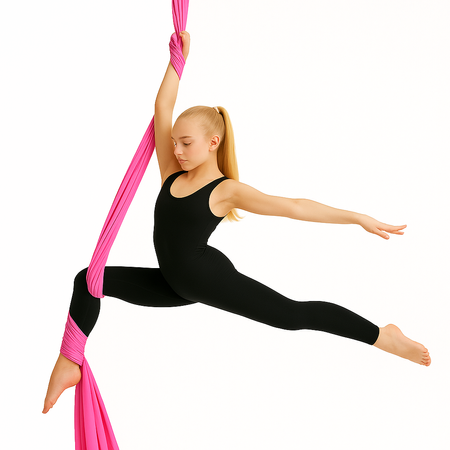 Szarfa akrobatyczna aerial silk | 8 m | różowa
