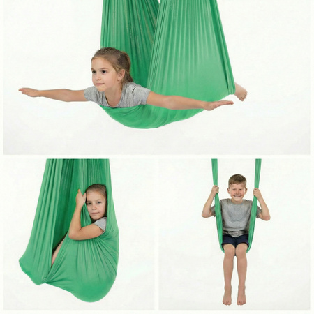 Hamak dla dzieci chusta sensoryczna | 3 m | Jasnozielony