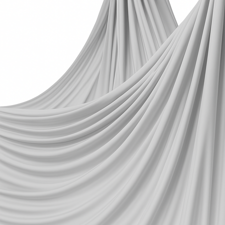 Szarfa akrobatyczna aerial silk | 6 m | szara