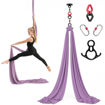 Szarfa akrobatyczna aerial silk | 8 m | fioletowa
