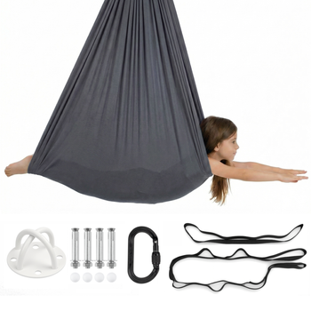 Hamak dla dzieci chusta sensoryczna | 3 m | Ciemnoszary