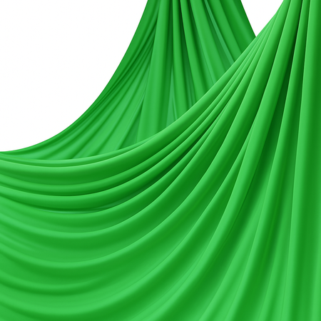 Szarfa akrobatyczna aerial silk | 7 m | zielona
