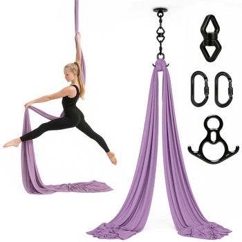 Szarfa akrobatyczna aerial silk | 7 m | fioletowa