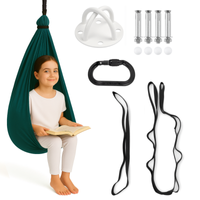 Huśtawka sensoryczna, hamak dla dzieci aerial | 3 m | Ciemnozielony