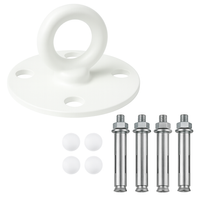 Mocowanie sufitowe hak aerial silk | 1000 kg | Biały